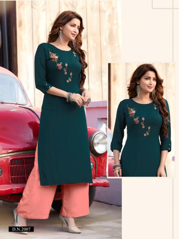 Farari-Rayon-Kurti-With-Bottom